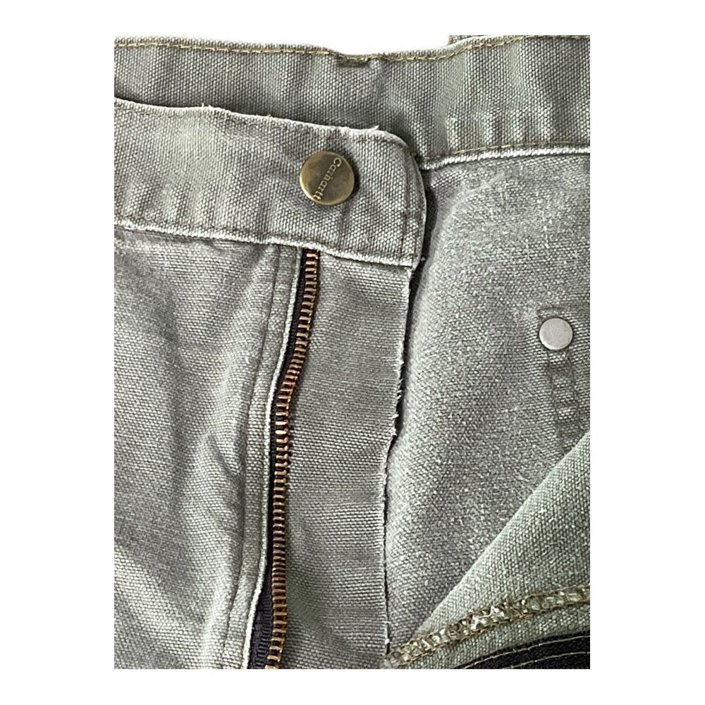 Carhartt Canvas Carpenter Distressed Cargo Pants Size W34/L32 - Picture 10 of 15
